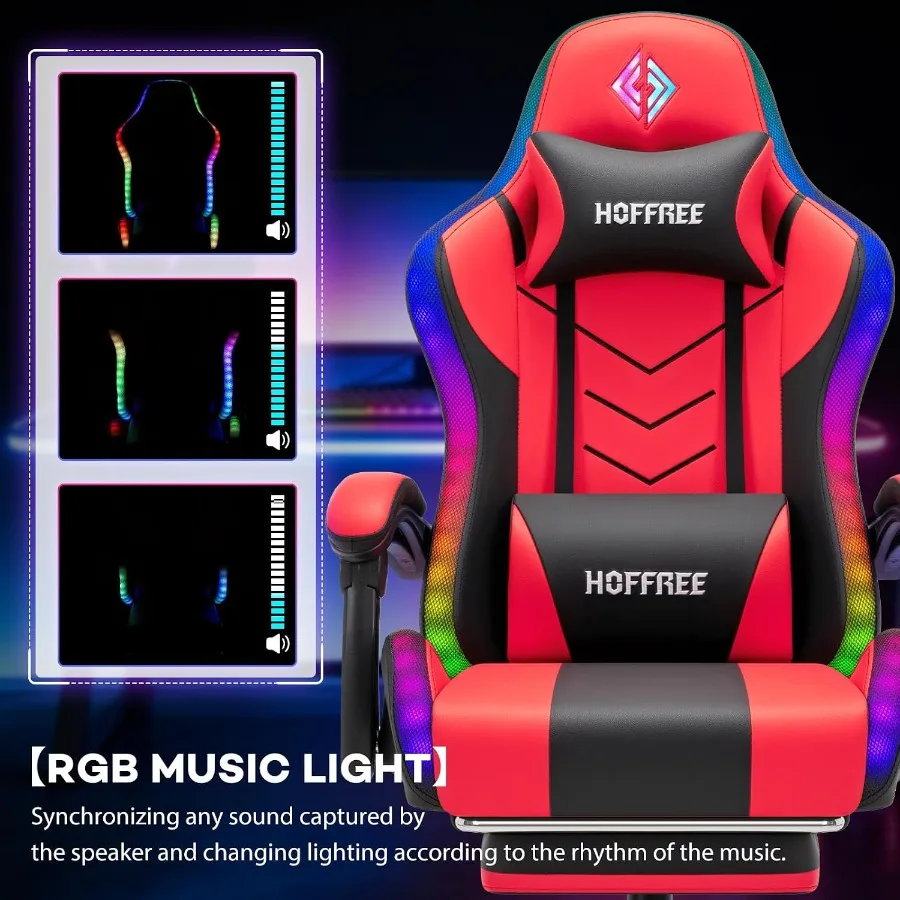 RGB Gaming Chair with Speakers - Music 评论和价格