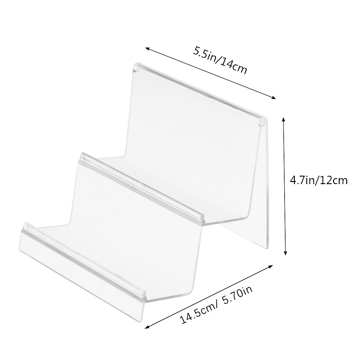 Acrylic Wallet Holder Rack Cle - Clear Acrylic Book Stand Holder 评论和价格