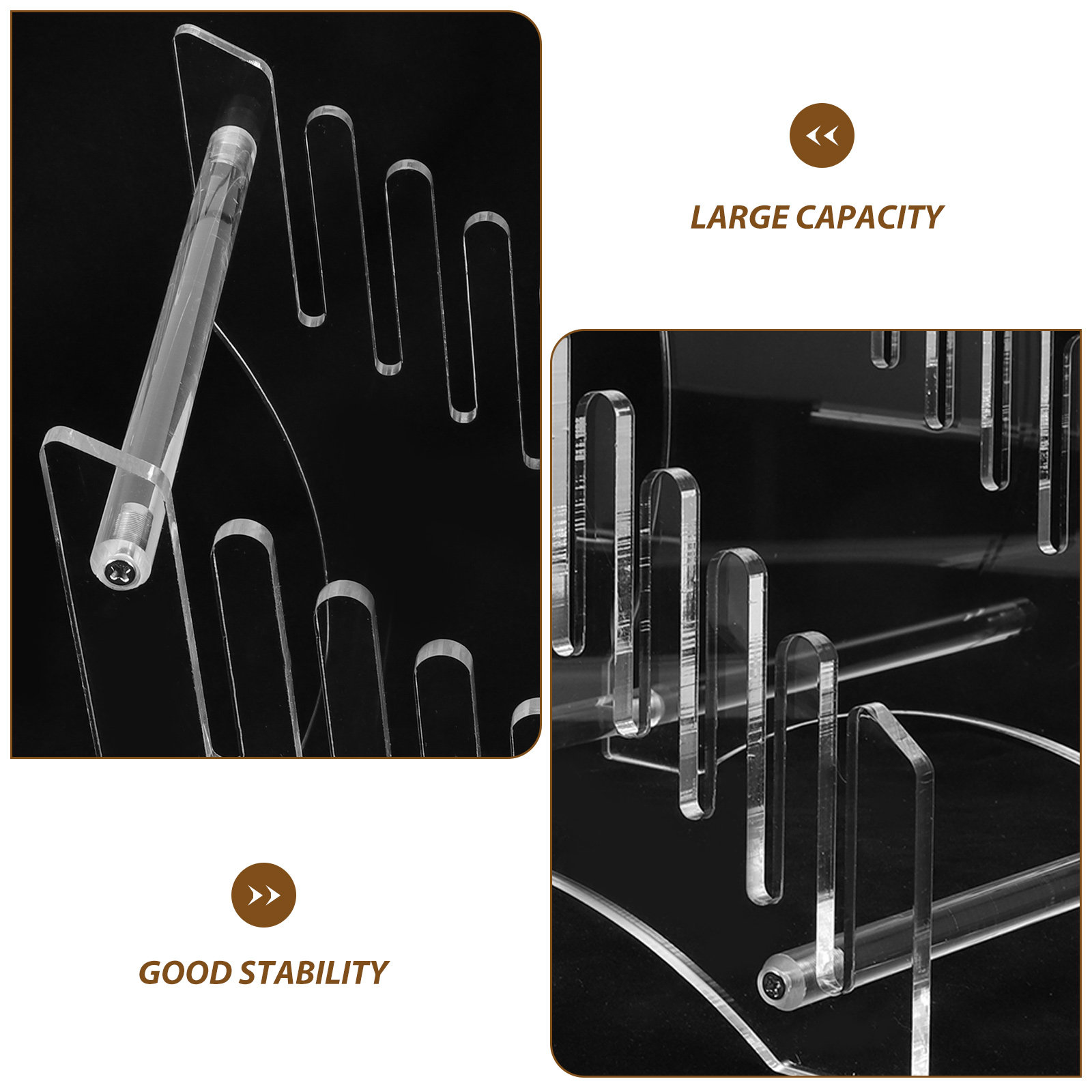 Tiered Acrylic Record Display  - Magazines 评论和价格