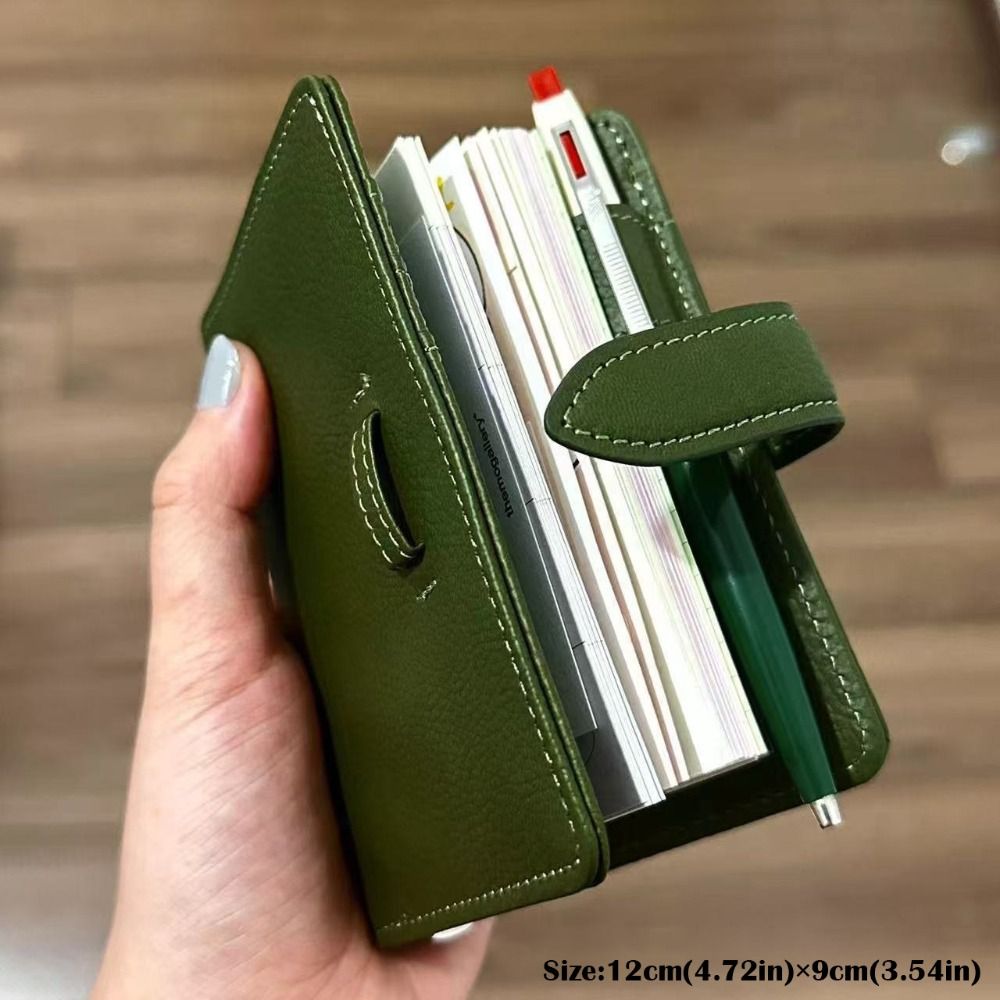 New M5 Green Leather Notebooks - Vintage Leather Journal Notebook 评论和价格