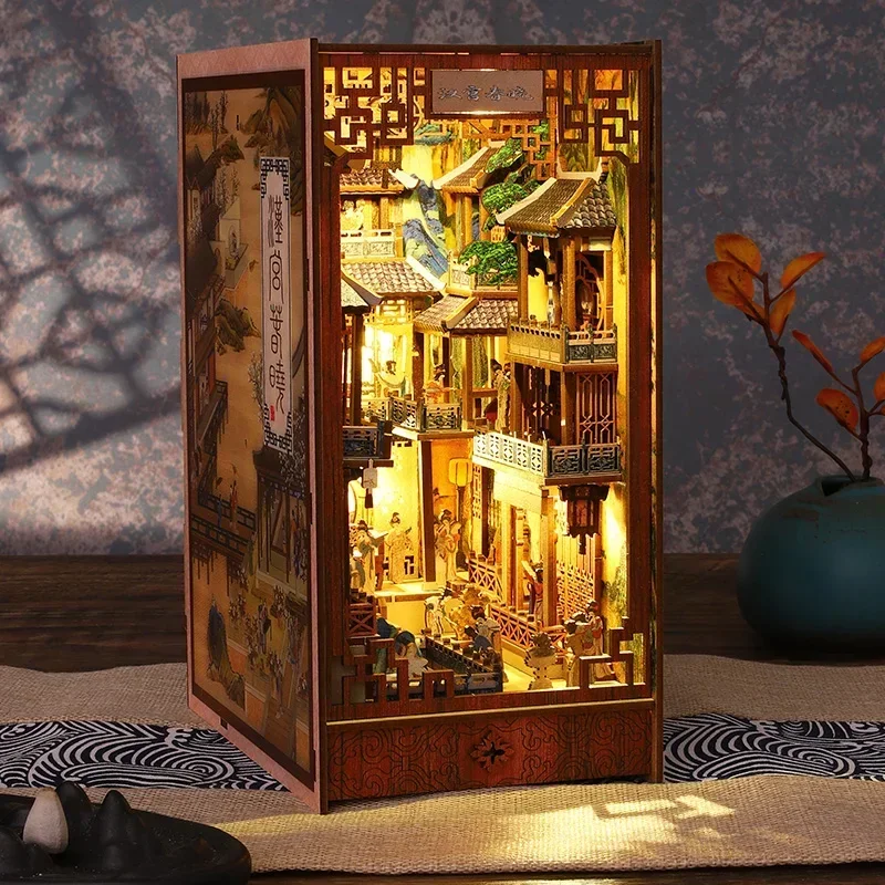 Diy Wooden Book Nook Shelf Ins - Diy Wooden Book Nook Kit Shelf Insert 评论和价格
