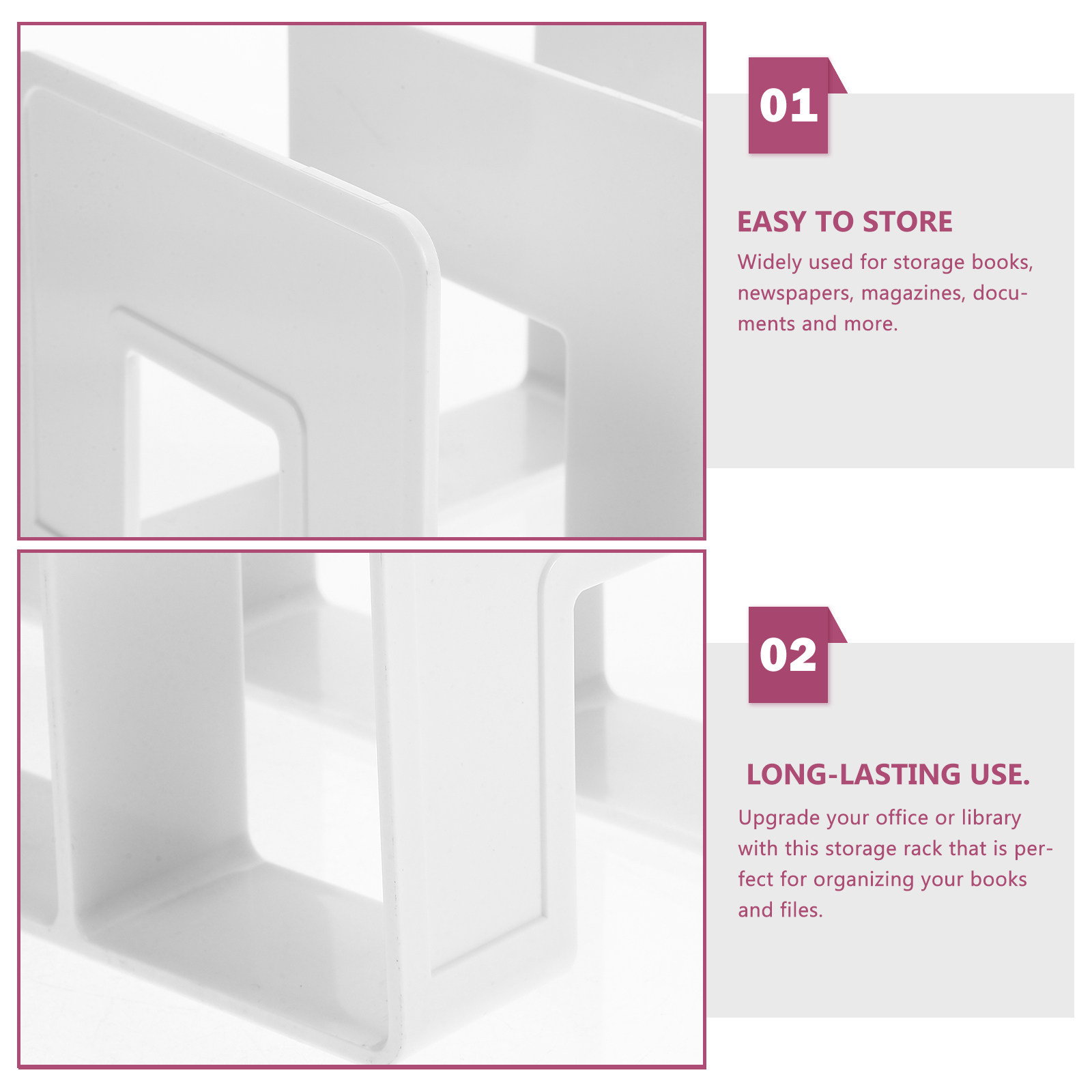 Stylish Acrylic Desktop Docume - Stationery Books 评论和价格