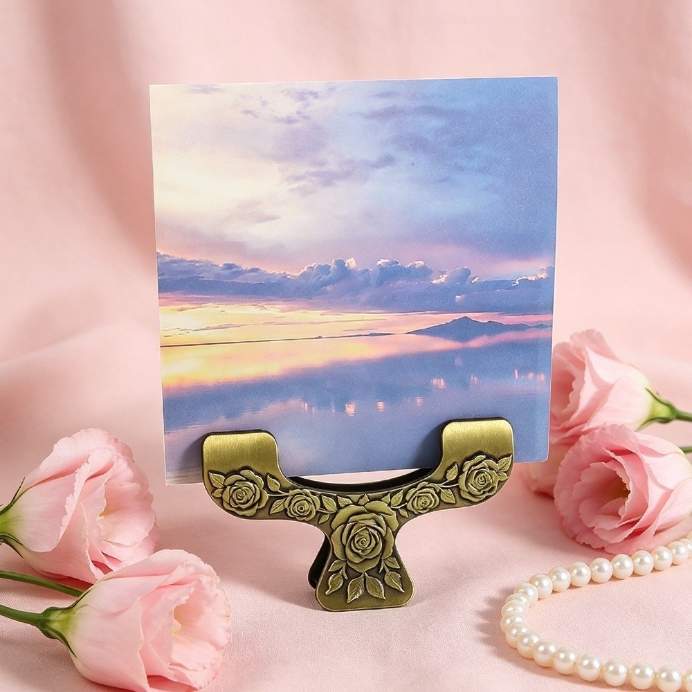 Vintage Carved Metal Book Clip - Stationery Books 评论和价格
