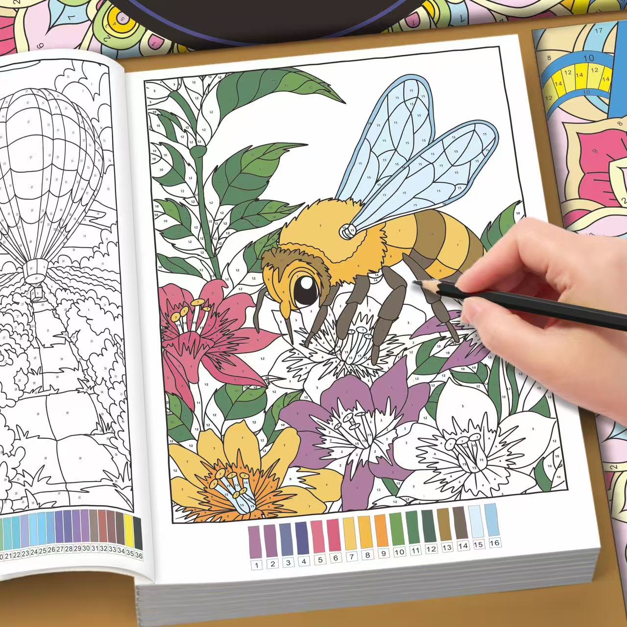 32 Pages Adult Color By Number - Adult Coloring Book Stress Relief 评论和价格