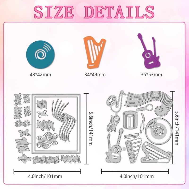 2pcs 27 Styles Musical Note Cu - Blank Sheet Music Notebook 评论和价格