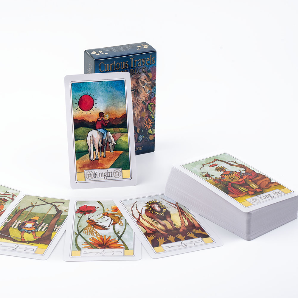 Curious Travels Tarot 10.3*6cm - Tarot Deck With Guidebook 评论和价格