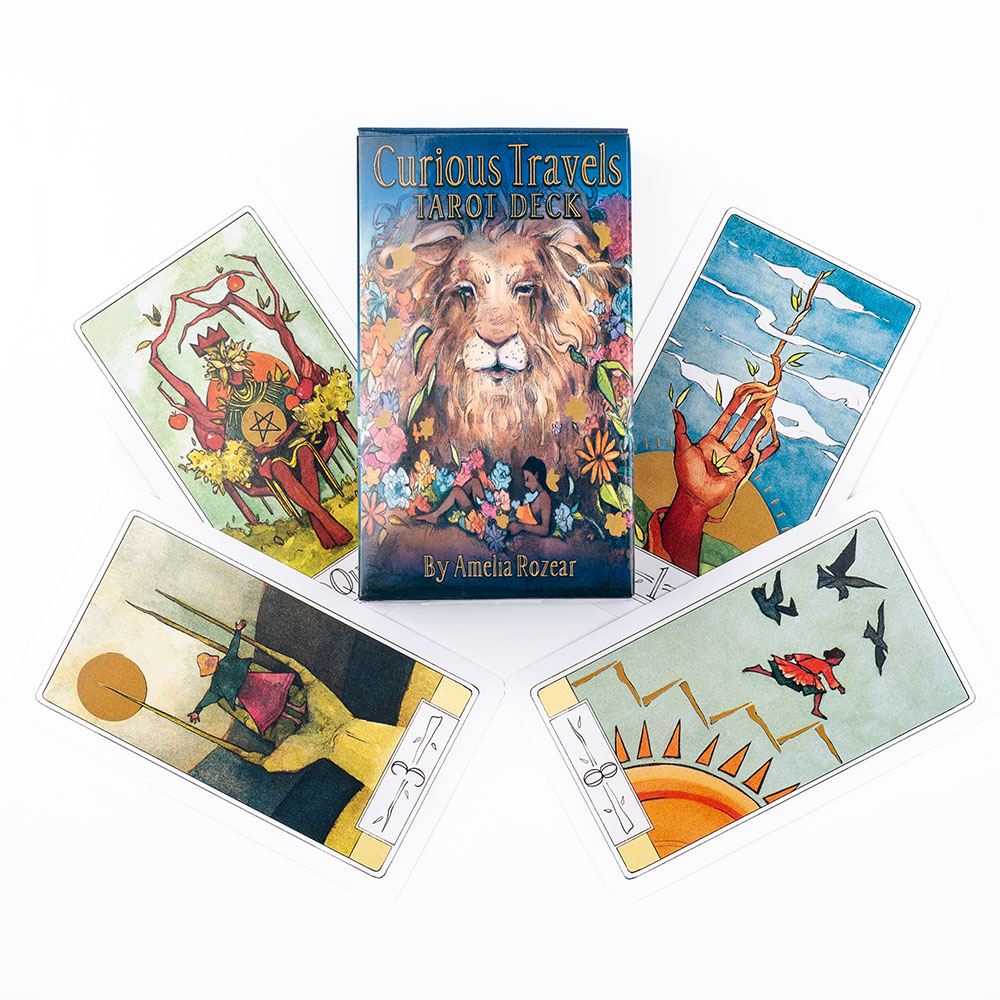 Curious Travels Tarot 10.3*6cm - Tarot Deck With Guidebook 评论和价格